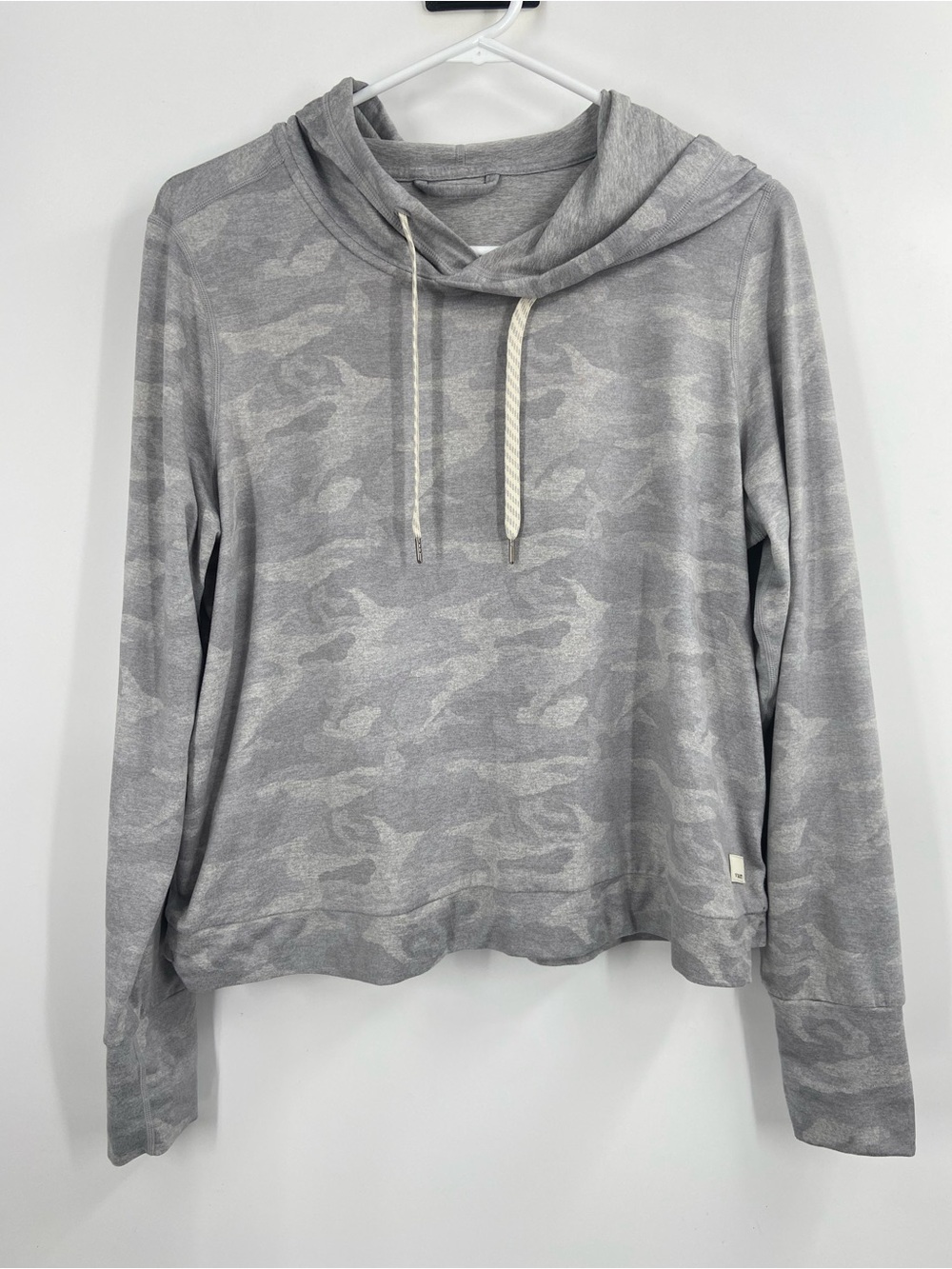 Vuori Halo Essential Hoodie Camo Gray Large